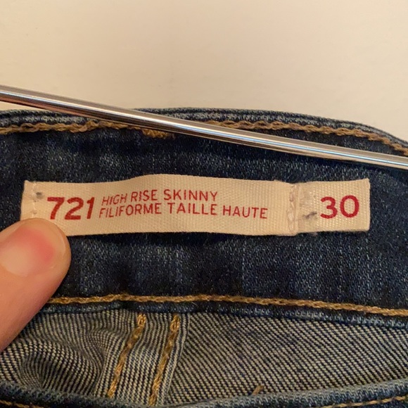 Levi’s 721 blue jeans - Picture 2 of 5